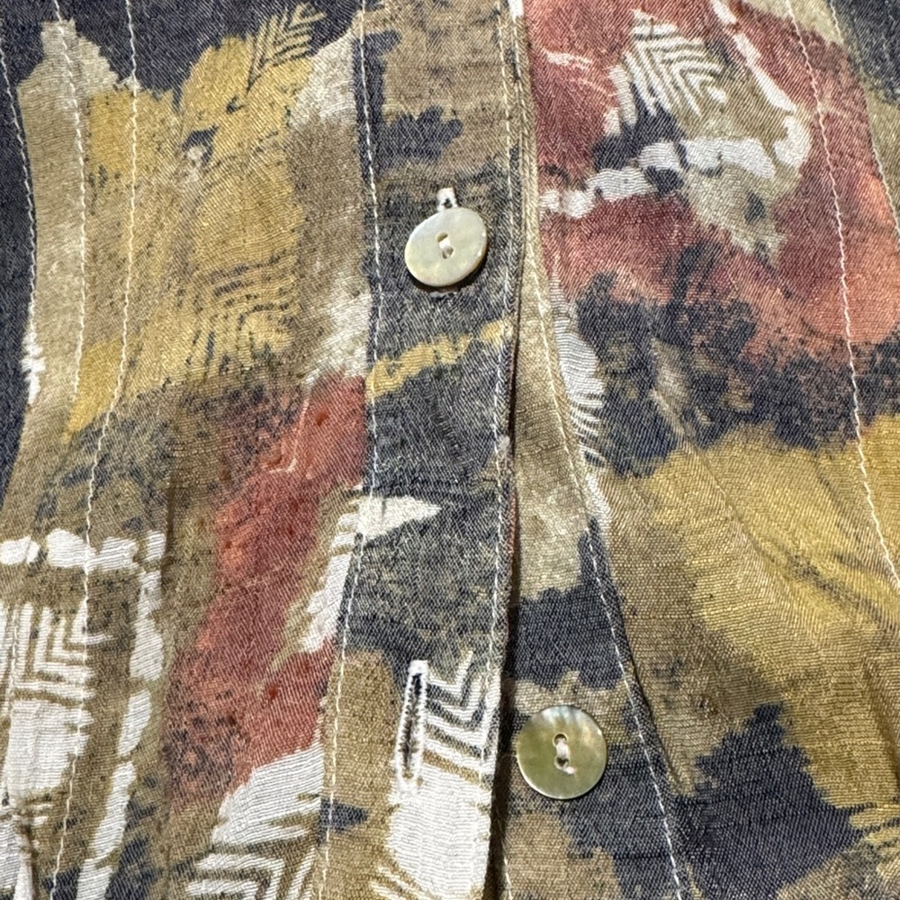 Ruby Rd. Multicolor Abstract Blouse - Picture 3 of 3